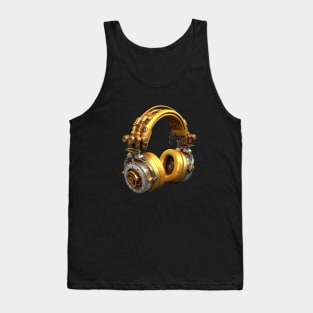 Steampunk Headphones Tank Top